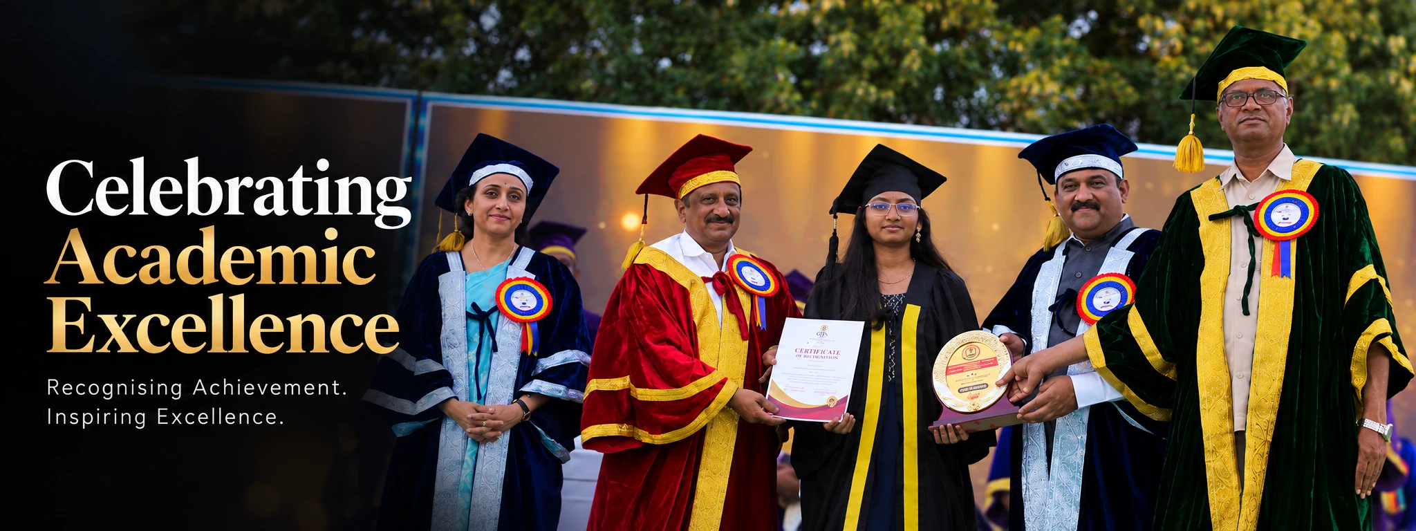 Celebrating Academic Excellence: recognising achievement, inspiring excellence. Convocation award presentation